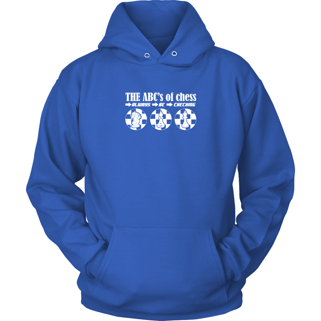 The ABC's of Chess - Always Be Checking - Adult Unisex Hoodie