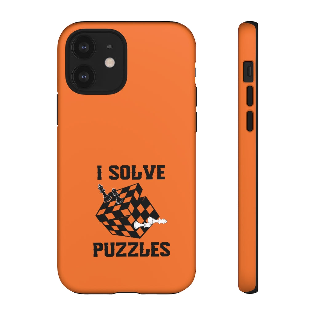 I solve puzzles -  Premium Tough phone Case