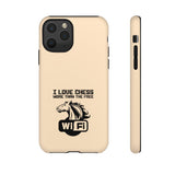 I love chess more than free wifi - Premium Tough phone Case