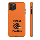 I solve puzzles -  Premium Tough phone Case