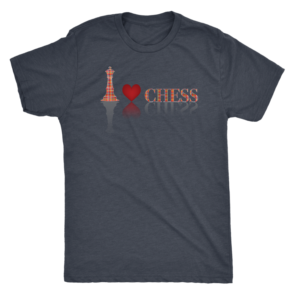 I heart chess - Triblend T-Shirt