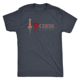 I heart chess - Triblend T-Shirt