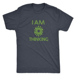 I am thinking - chess wait slow loading clock - Triblend T-Shirt