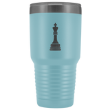 Laser etched King 30 Ounce stainless steel Vacuum insulated hot and cold beverage Tumbler