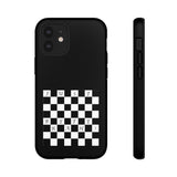 Just Breathe - Chess board pattern - Premium Tough Phone Case