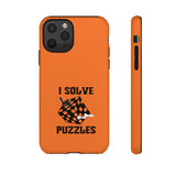 I solve puzzles -  Premium Tough phone Case