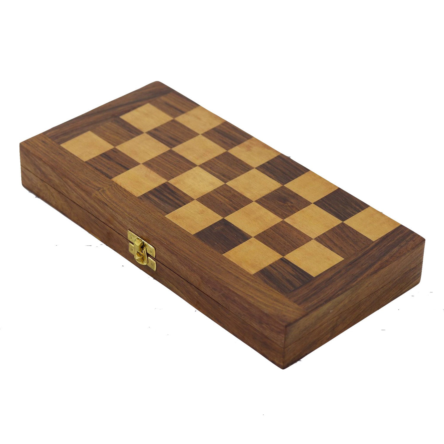 Babul Acacia Haldu Wood Chess Set with Storage
