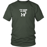 Stop picking on pawns! - Adult Unisex T-Shirt