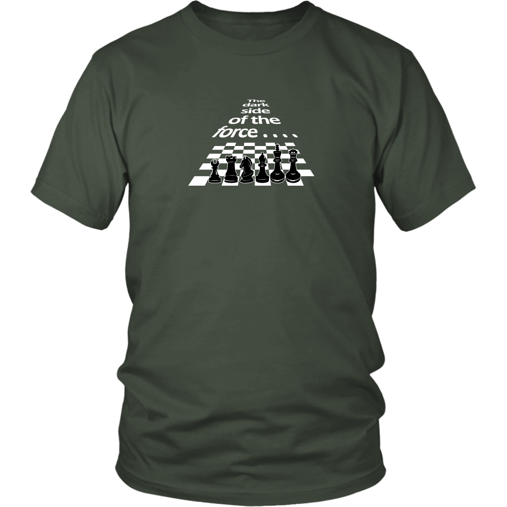 The dark side of the force - Chess pieces - Unisex T-Shirt