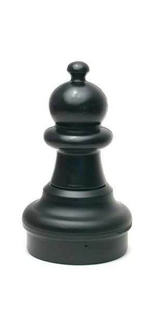 Indoor / Outdoor Garden Plastic Chess Individual Pieces (12" King)