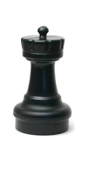 Indoor / Outdoor Garden Plastic Chess Individual Pieces (12