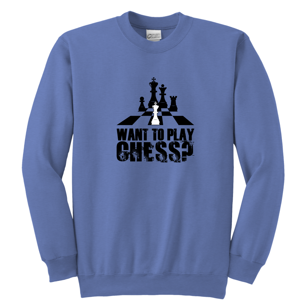 Want to play chess? - Youth Unisex Sweatshirt