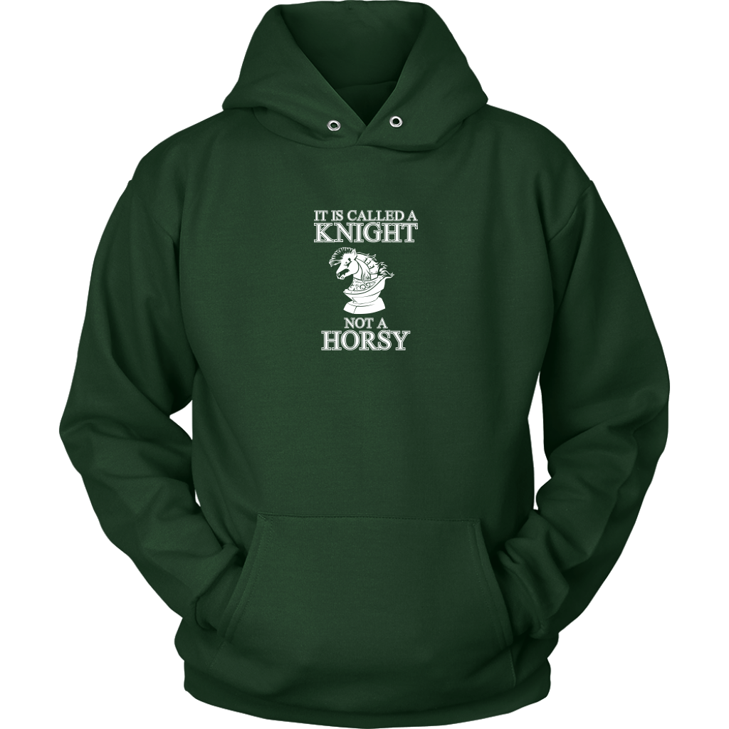 It's called a Knight, not a horsy! - Adult Unisex Hoodie
