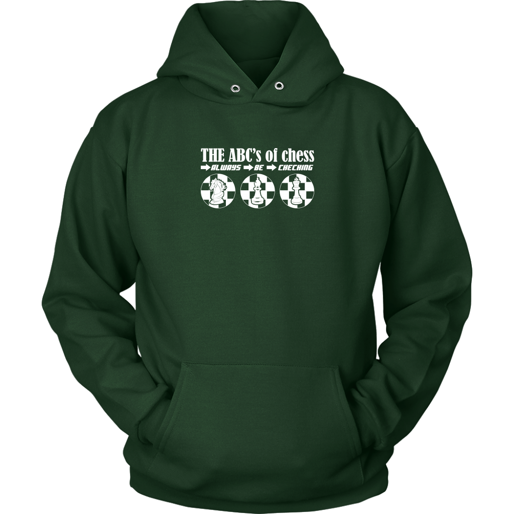 The ABC's of Chess - Always Be Checking - Adult Unisex Hoodie