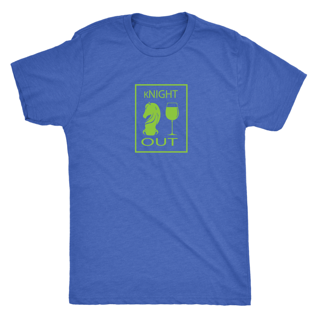 kNIGHT OUT - Triblend Chess T-Shirt