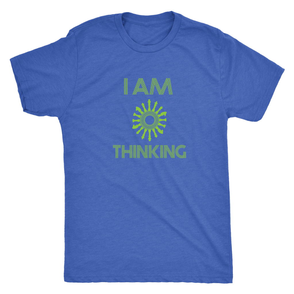 I am thinking - chess wait slow loading clock - Triblend T-Shirt