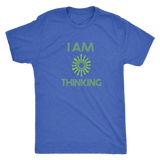 I am thinking - chess wait slow loading clock - Triblend T-Shirt