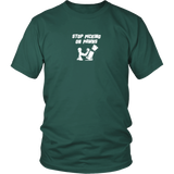 Stop picking on pawns! - Adult Unisex T-Shirt