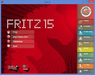Fritz 15 - Best Chess playing software - English Version