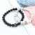 Handmade Natural Stone Beads Bracelets with King/Queen Crown