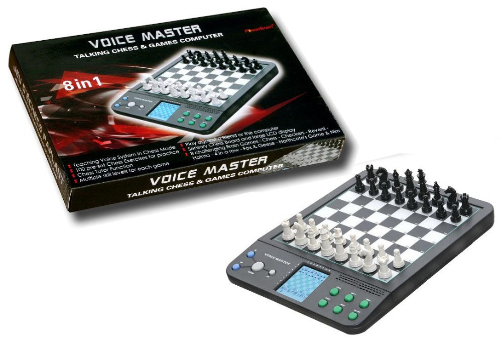 Talking Electronic Chess set (German and English)