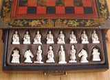 Terra-Cotta Warriors Chess Set with Decorative Storage