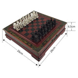 Terra-Cotta Warriors Chess Set with Decorative Storage