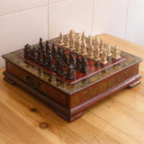 Terra-Cotta Warriors Chess Set with Decorative Storage