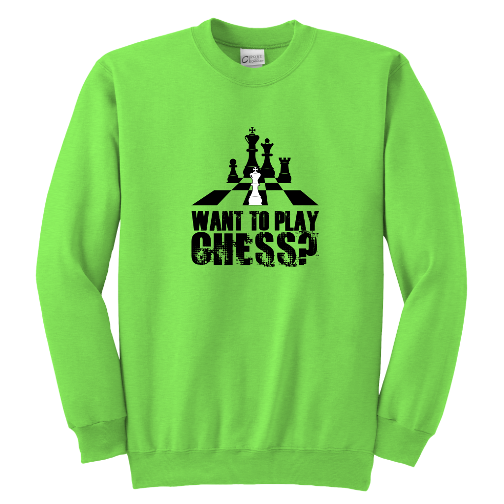 Want to play chess? - Youth Unisex Sweatshirt