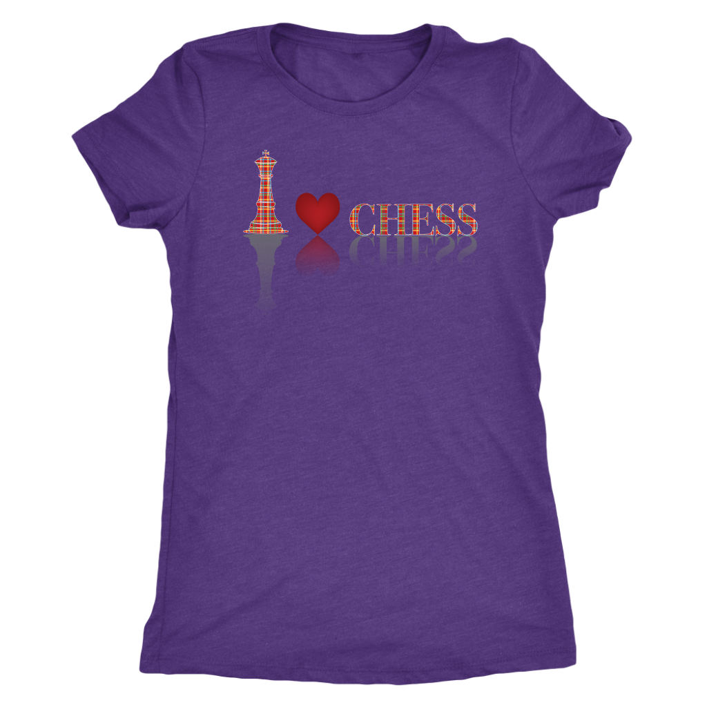 I heart chess - Triblend T-Shirt