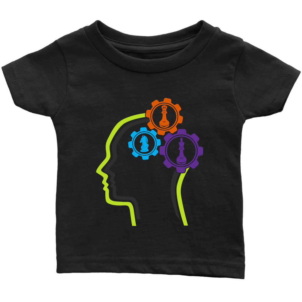 Chess in the mind - Chess Gears - Infant T-shirt