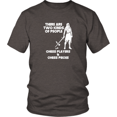 There are two kinds of people - Chess players and chess pieces! - Adult Unisex T-Shirt