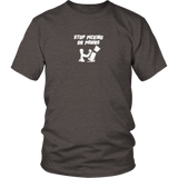 Stop picking on pawns! - Adult Unisex T-Shirt