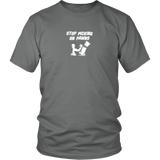 Stop picking on pawns! - Adult Unisex T-Shirt