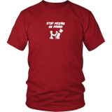 Stop picking on pawns! - Adult Unisex T-Shirt