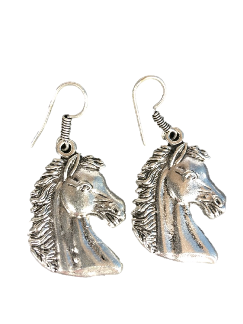 Lightweight Chess Knight Earrings