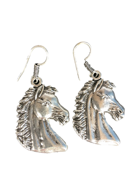 Lightweight Chess Knight Earrings