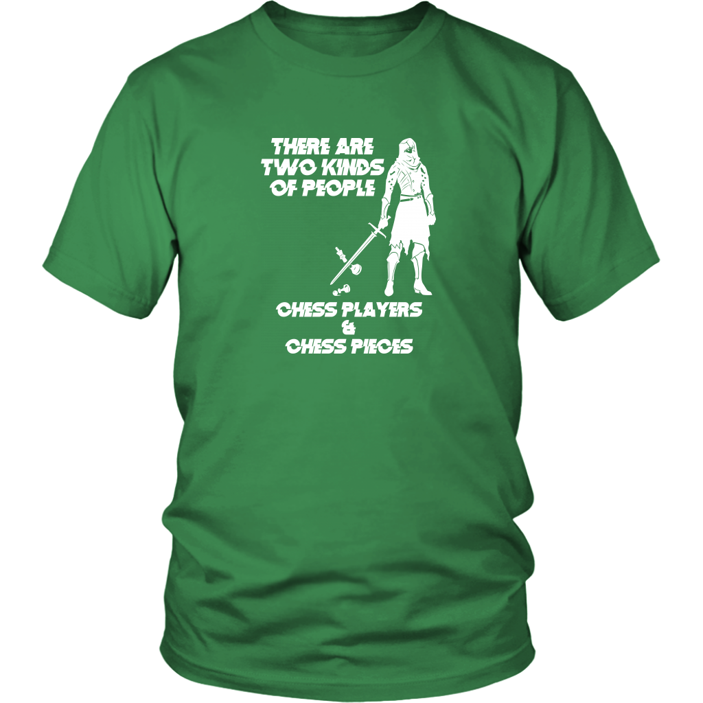 There are two kinds of people - Chess players and chess pieces! - Adult Unisex T-Shirt