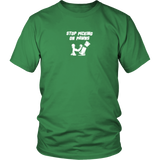 Stop picking on pawns! - Adult Unisex T-Shirt
