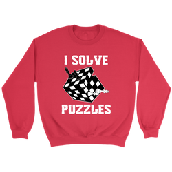 I Solve Puzzles - Rubick's Cube and Chess - Unisex Sweatshirt