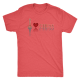 I heart chess - Triblend T-Shirt