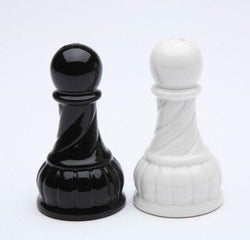 Pawn Salt and Pepper Set - Black and White