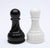 Pawn Salt and Pepper Set - Black and White