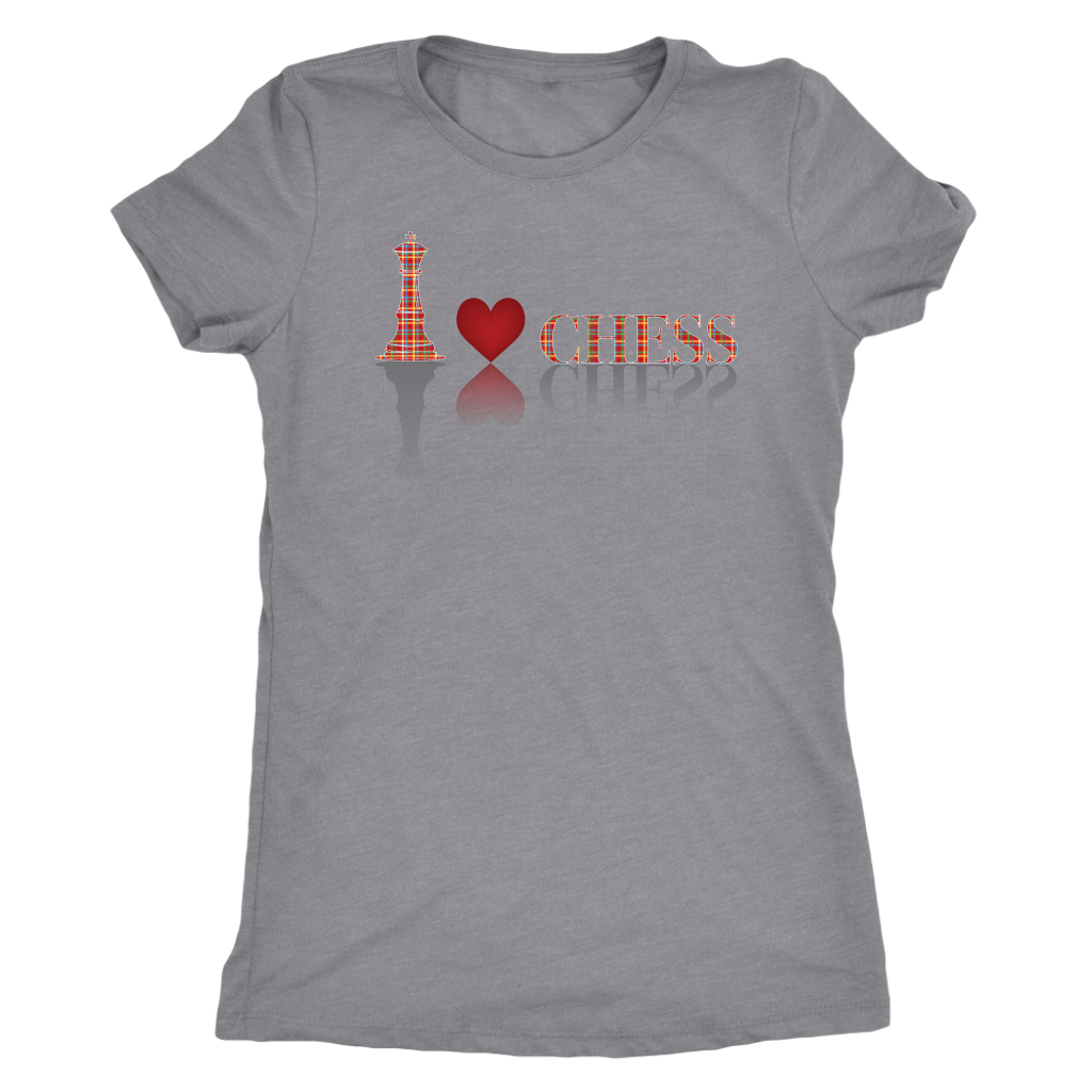 I heart chess - Triblend T-Shirt