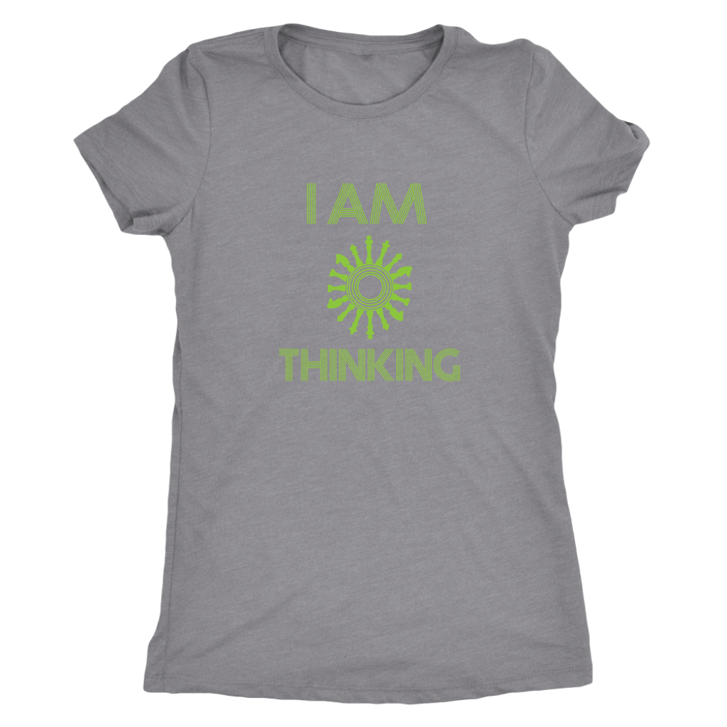 I am thinking - chess wait slow loading clock - Triblend T-Shirt