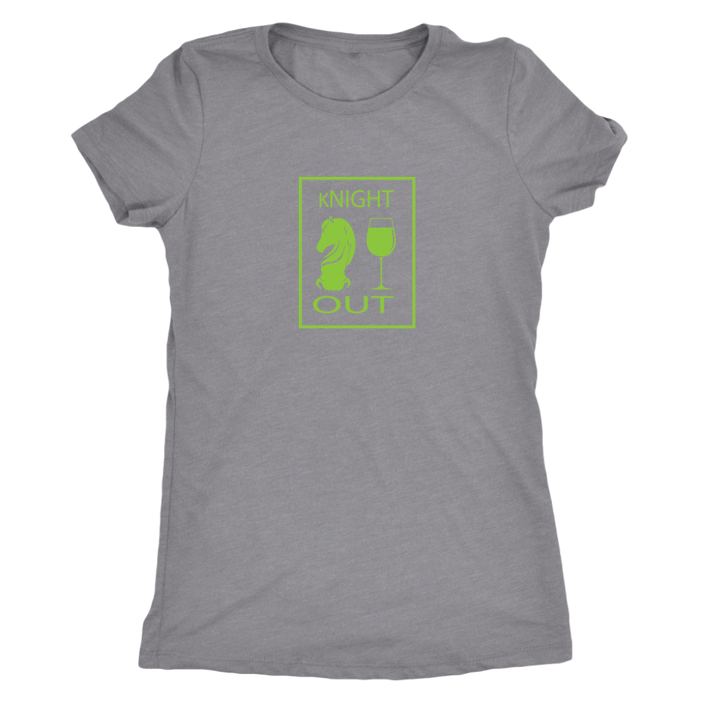 kNIGHT OUT - Triblend Chess T-Shirt