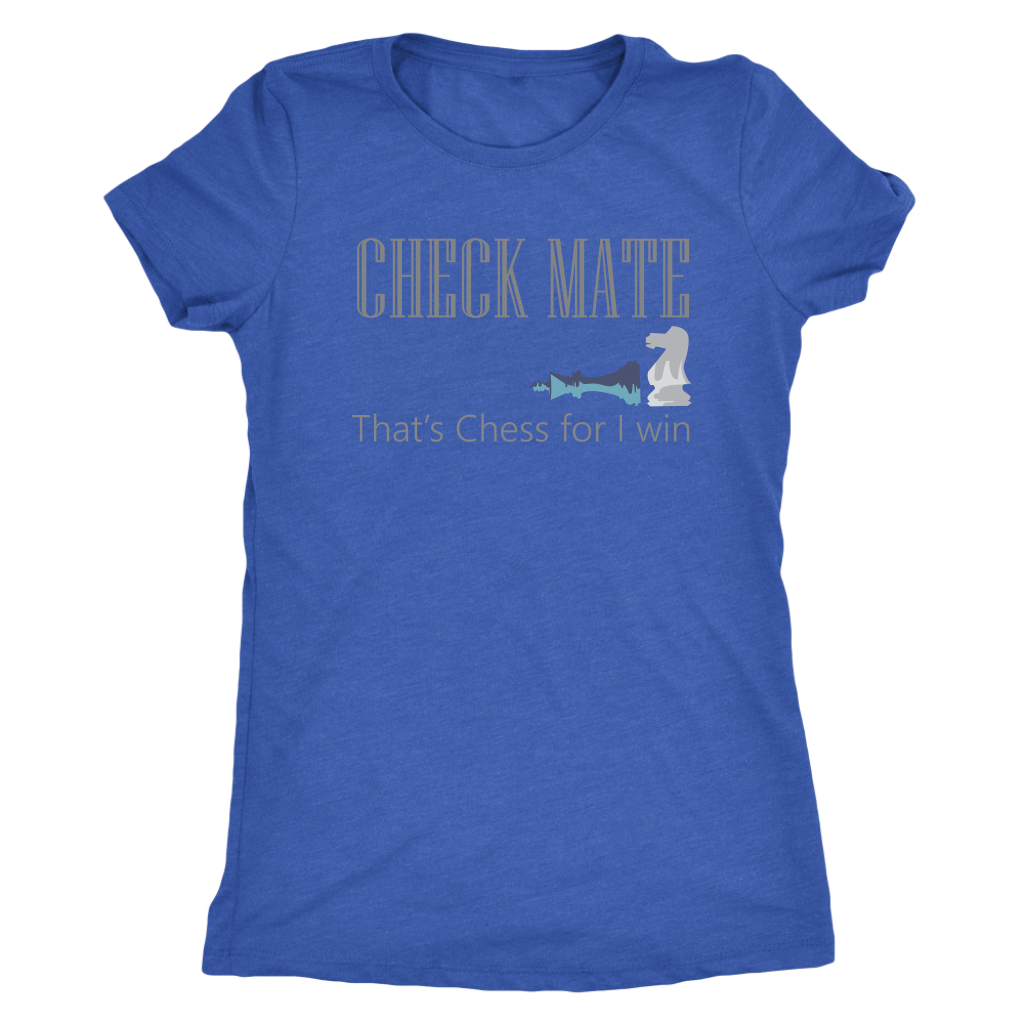 Chess Mate That is Chess for I win - Triblend T-Shirt