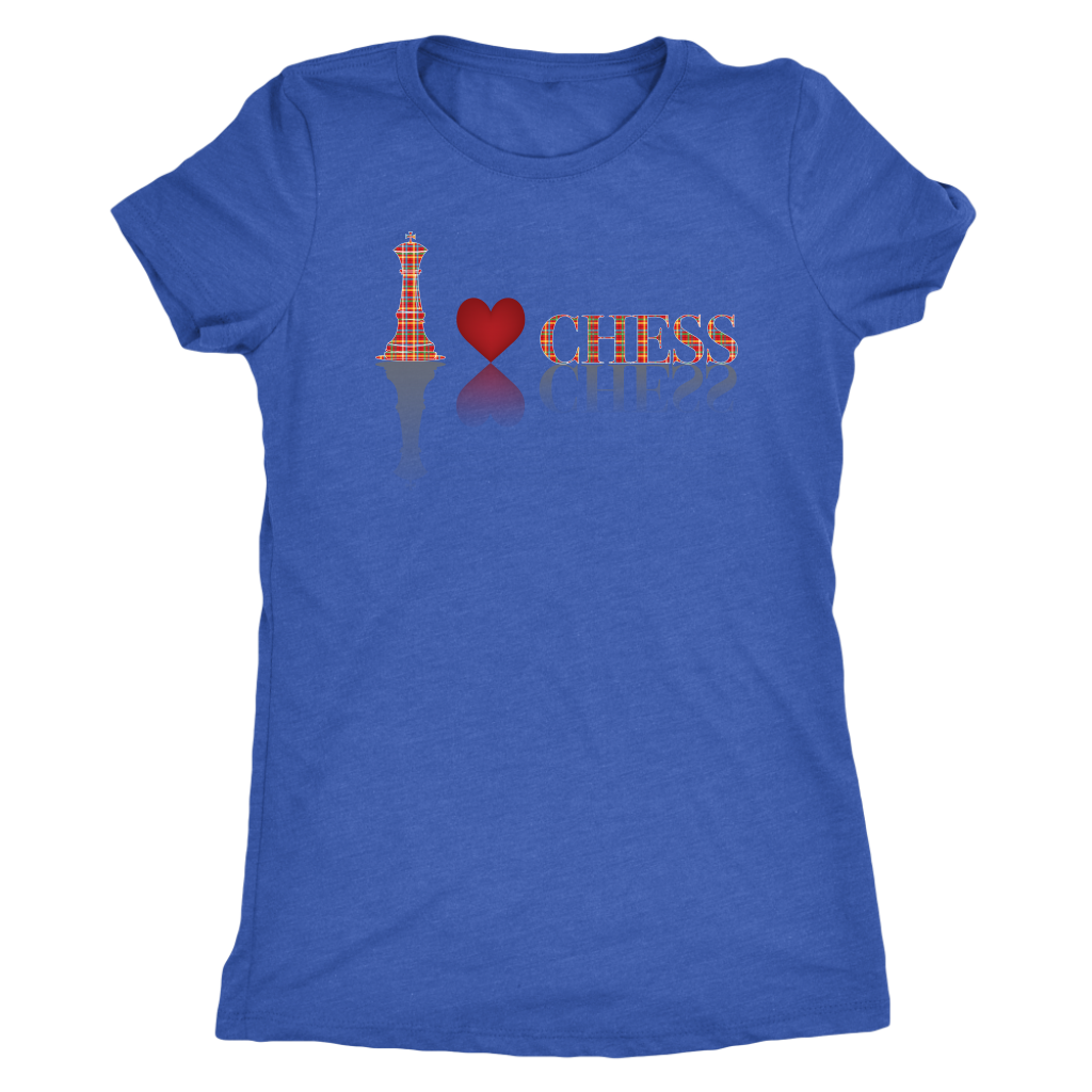 I heart chess - Triblend T-Shirt