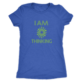 I am thinking - chess wait slow loading clock - Triblend T-Shirt