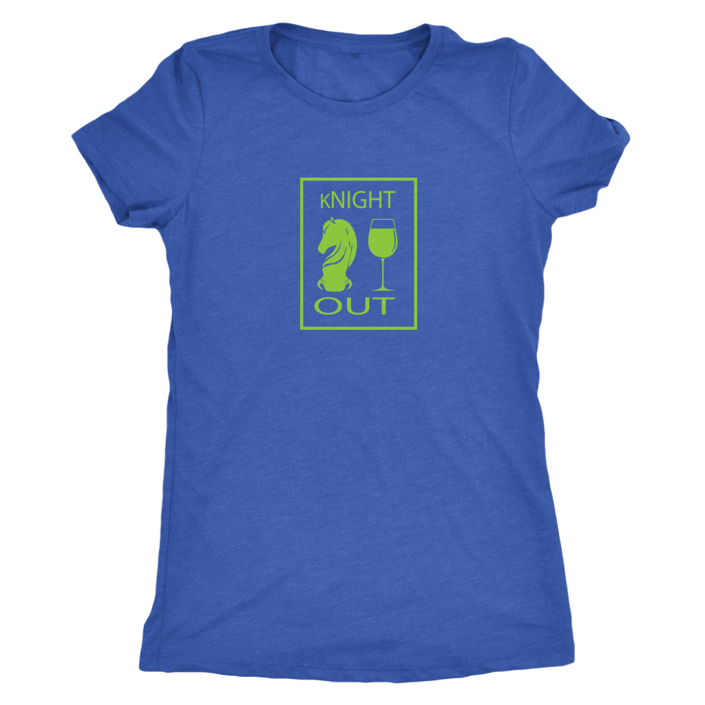 kNIGHT OUT - Triblend Chess T-Shirt